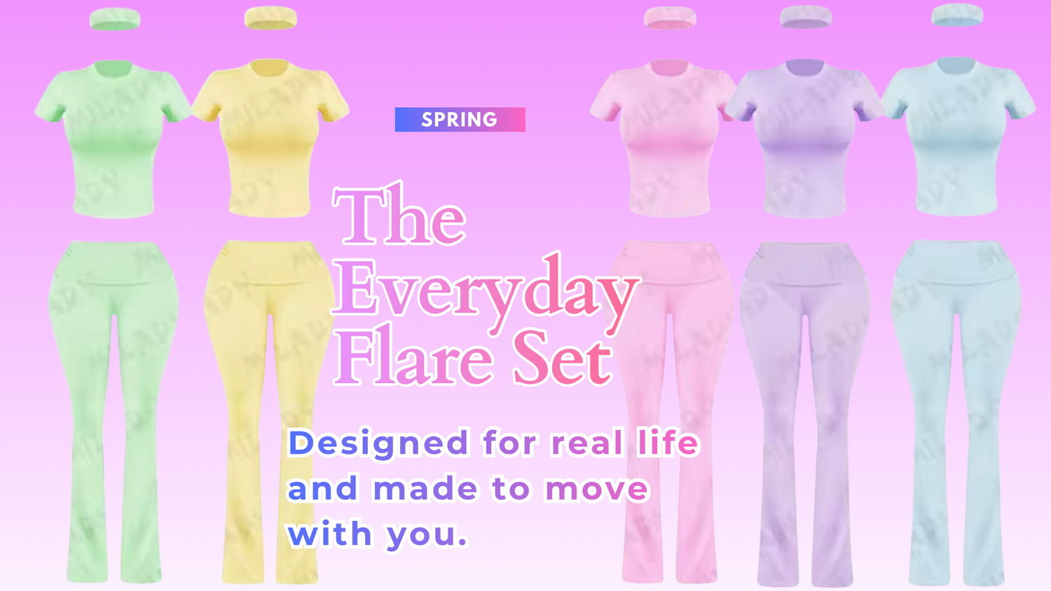 The Everyday Flare Pant Set