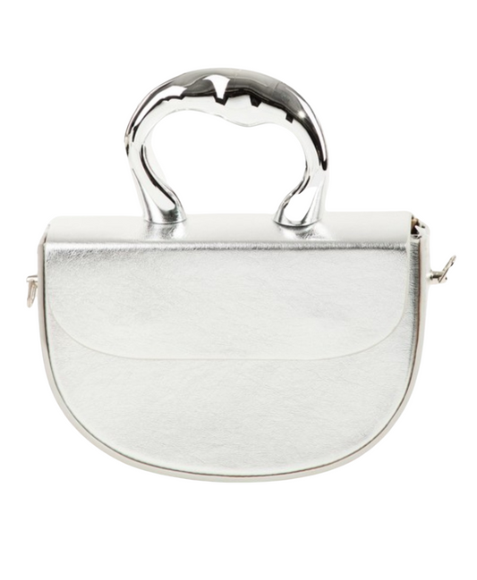 GLOSSY GLAM BAG (SILVER)