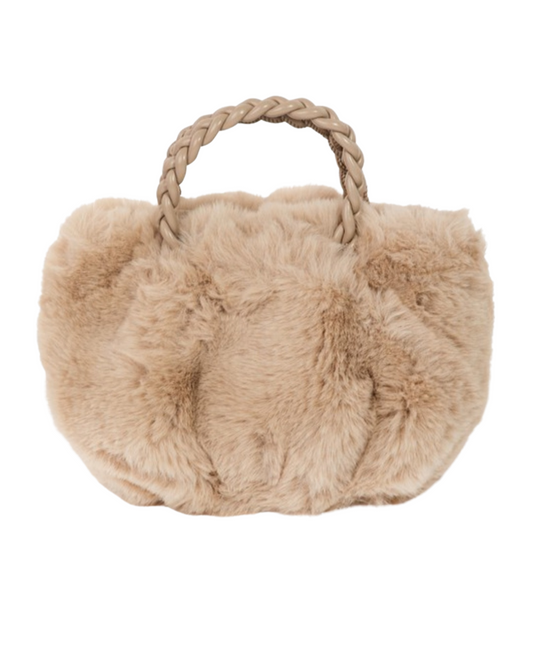 GLAMOUR & FUR TOTE BAG